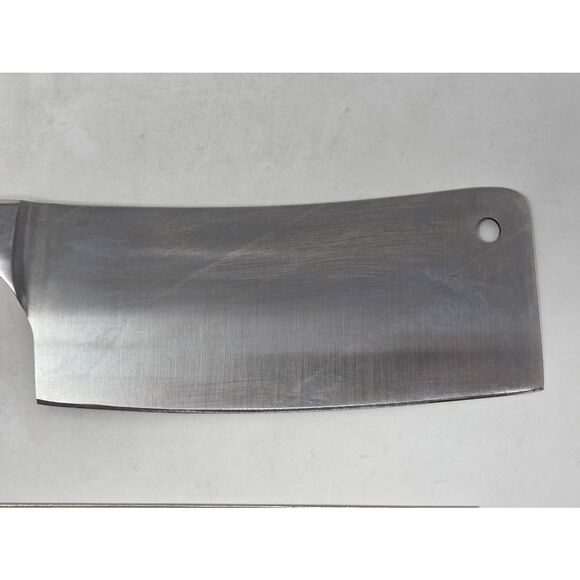GUNTER WILHELM EXECUTIVE CHEF SERIES BUTCHERS CLEAVER 440C GERMAN STEEL 8" - Picture 6 of 6